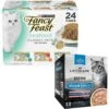 Fancy Feast Classic Seafood Feast Variety Pack Canned Cat Food & American Journey Landmark Broths Seafood Variety Pack Wet Cat Food Complement Pouches -Meow Meals 353371 MAIN. AC SS1800 V1639524093