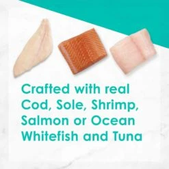 Fancy Feast Classic Seafood Feast Variety Pack Canned Cat Food & American Journey Landmark Broths Seafood Variety Pack Wet Cat Food Complement Pouches -Meow Meals 353371 PT4. AC SS1800 V1639540897