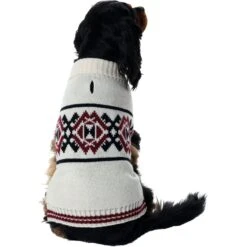Frisco Geometric Pattern Dog & Cat Sweater -Meow Meals 353642 PT2. AC SS1800 V1659011014