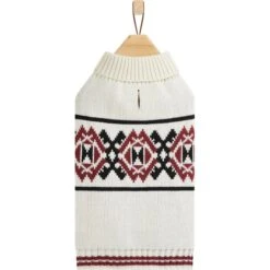 Frisco Geometric Pattern Dog & Cat Sweater -Meow Meals 353642 PT4. AC SS1800 V1659726598