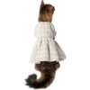 Frisco Tweed Weave Ruffle Skirt Dog & Cat Dress -Meow Meals 353649 MAIN. AC SS1800 V1659010812