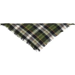Frisco Plaid Fringe Dog & Cat Bandana -Meow Meals 353769 PT5. AC SS1800 V1659725693