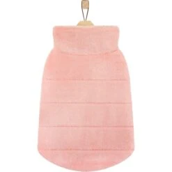 Frisco Lightweight Faux Fur Pink Puffer Dog & Cat Coat -Meow Meals 353869 PT4. AC SS1800 V1659726835