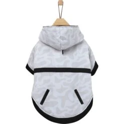 Frisco Mid-Heavyweight White Camouflage Dog & Cat Parka -Meow Meals 353949 PT4. AC SS1800 V1659725990