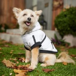 Frisco Mid-Heavyweight White Camouflage Dog & Cat Parka -Meow Meals 353949 PT7. AC SS1800 V1660750112