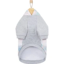 Frisco Pink Tie Dye Dog & Cat Hoodie -Meow Meals 353981 PT5. AC SS1800 V1659727141