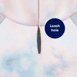 Frisco Pink Tie Dye Dog & Cat Hoodie -Meow Meals 353981 PT6. AC SS1800 V1659727161