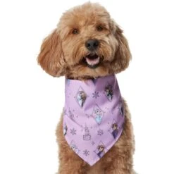 Disney Frozen Pattern Dog & Cat Bandana -Meow Meals 354062 PT2. AC SS1800 V1658955245