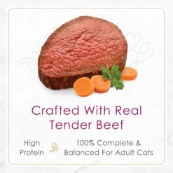Fancy Feast Gourmet Gravy Petites Tender Beef With Carrots Entree Wet Cat Food -Meow Meals 354294 PT3. AC SS1800 V1647906760