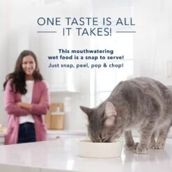 Blue Buffalo Tastefuls Spoonless Singles Chicken Entrée Pate Adult Cat Food, 2.6-oz Cup, Case Of 24 -Meow Meals 354411 PT4. AC SS1800 V1642016497