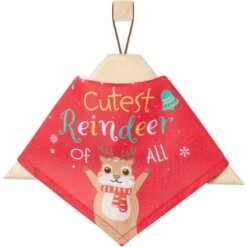 Frisco Cutest Reindeer Of All Dog & Cat Bandana -Meow Meals 357931 PT4. AC SS1800 V1660756046