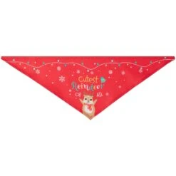 Frisco Cutest Reindeer Of All Dog & Cat Bandana -Meow Meals 357931 PT5. AC SS1800 V1660756046