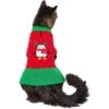 Frisco Penguin Dog & Cat Sweater Dress -Meow Meals 358207 MAIN. AC SS1800 V1660760385