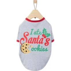 Frisco I Ate Santa's Cookies Dog & Cat T-Shirt 12 Frisco I Ate Santa's Cookies Dog & Cat T-Shirt -Meow Meals 358293 PT4. AC SS1800 V1660764463