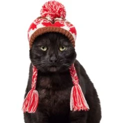 Frisco Reindeer Fair Isle Dog & Cat Pom Hat 10 Frisco Reindeer Fair Isle Dog & Cat Pom Hat -Meow Meals 358309 PT2. AC SS1800 V1660764825
