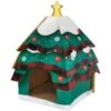 Frisco Holiday Christmas Tree Cardboard Cat House -Meow Meals 360879 MAIN. AC SS1800 V1694813159