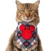 Disney Mickey Mouse Plaid Dog & Cat Bandana -Meow Meals 361487 MAIN. AC SS1800 V1660703929
