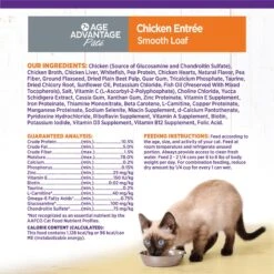 Wellness Complete Health Age Advantage Chicken Pate Wet Cat Food -Meow Meals 363921 PT8. AC SS1800 V1643253167