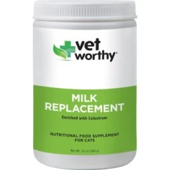 Vet Worthy Kitten Milk Replacer Powder Cat Food Supplement, 12-oz Jar