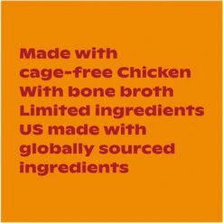Made By Nacho Cage Free Shredded Chicken Recipe With Homestyle Bone Broth Grain-Free Wet Cat Food 12 Made By Nacho Cage Free Shredded Chicken Recipe With Homestyle Bone Broth Grain-Free Wet Cat Food -Meow Meals 369937 PT4. AC SS1800 V1648744647