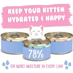 Weruva Kitten Can Jam! Chicken, Tuna & Salmon Flavored Pate Canned Cat Food Variety Pack -Meow Meals 373280 PT3. AC SS1800 V1657657676