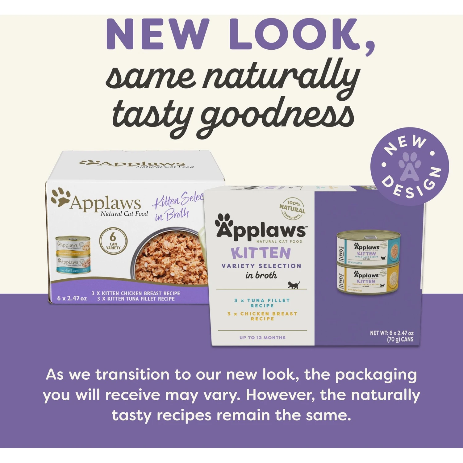 Applaws Kitten Variety Pack Wet Cat Food, 2.47-oz, Case Of 6 4 Applaws Kitten Variety Pack Wet Cat Food, 2.47-oz, Case Of 6 - Image 2