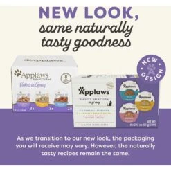 Applaws Gravy Variety Pack Wet Cat Food, 2.12-oz, Case Of 8 -Meow Meals 373479 PT1. AC SS1800 V1649488282