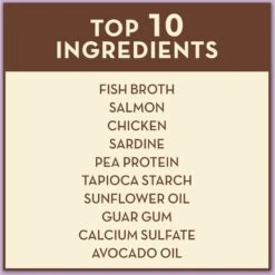 AvoDerm Natural Grain-Free Salmon & Chicken Entree In Gravy Canned Cat Food -Meow Meals 46686 PT3. AC SS1800 V1599084358