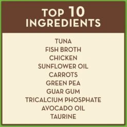 AvoDerm Natural Grain-Free Tuna & Chicken Entree With Vegetables Canned Cat Food -Meow Meals 46692 PT3. AC SS1800 V1602882678