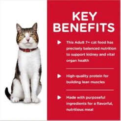 Hill's Science Diet Adult 7+ Savory Beef Entree Canned Cat Food -Meow Meals 48928 PT3. AC SS1800 V1598142360
