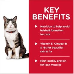 Hill's Science Diet Adult Hairball Control Savory Chicken Entree Canned Cat Food -Meow Meals 48978 PT3. AC SS1800 V1598154369