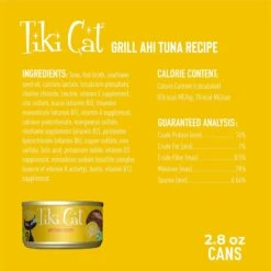 Tiki Cat Grill Ahi Tuna Grain-Free Canned Cat Food -Meow Meals 49113 PT2. AC SS1800 V1703699796