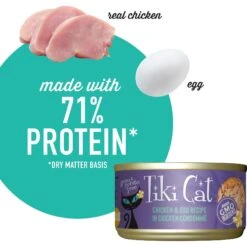 Tiki Cat Luau Chicken With Egg In Chicken Consomme Grain-Free Canned Cat Food -Meow Meals 49117 PT4. AC SS1800 V1702329563