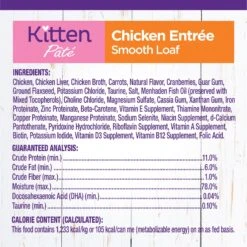 Wellness Complete Health Kitten Chicken Entree Recipe Natural Canned Cat Food -Meow Meals 49274 PT5. AC SS1800 V1690904769