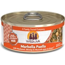 Weruva Marbella Paella With Mackerel, Shrimp & Mussels Grain-Free Canned Cat Food