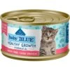Blue Buffalo Baby Blue Healthy Growth Formula Grain-Free High Protein Salmon Recipe Kitten Wet Food, 3-oz Cans, Case Of 24 -Meow Meals 502278 MAIN. AC SS1800 V1647639394