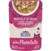 Natural Balance Platefulls Indoor Formula Turkey, Salmon & Chicken In Gravy Grain-Free Cat Food Pouches