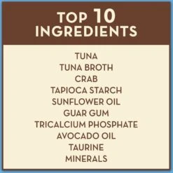 AvoDerm Natural Grain-Free Tuna & Crab Entree In Gravy Canned Cat Food -Meow Meals 51403 PT3. AC SS1800 V1600101353