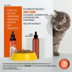 Animal Nutritional Products ArthriMAXX Liquid Joint Support & Antioxdant Cat Supplement, 6-oz Bottle 15 Animal Nutritional Products ArthriMAXX Liquid Joint Support & Antioxdant Cat Supplement, 6-oz Bottle -Meow Meals 525806 PT4. AC SS1800 V1652776299