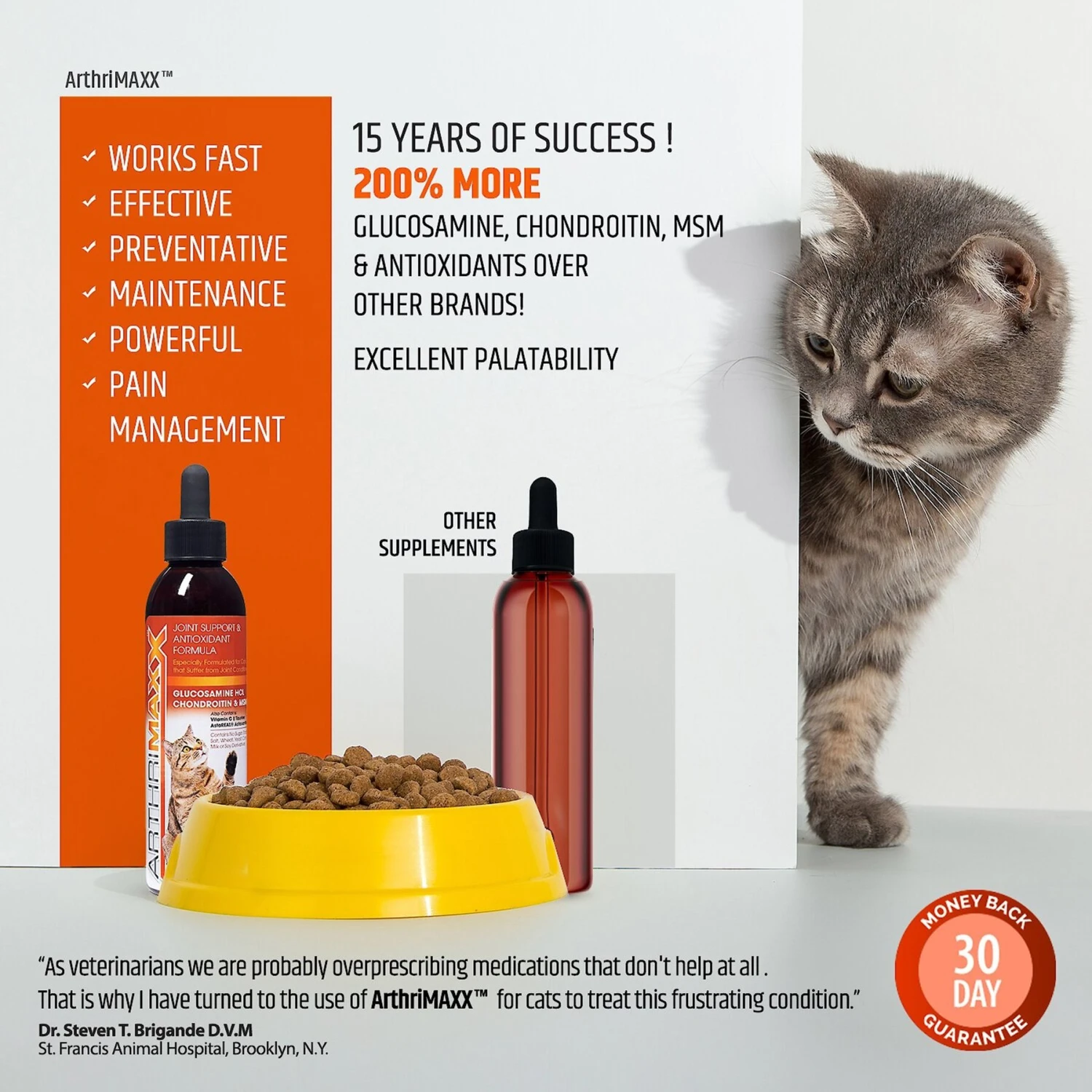 Animal Nutritional Products ArthriMAXX Liquid Joint Support & Antioxdant Cat Supplement, 6-oz Bottle 7 Animal Nutritional Products ArthriMAXX Liquid Joint Support & Antioxdant Cat Supplement, 6-oz Bottle - Image 5