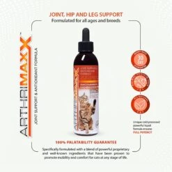 Animal Nutritional Products ArthriMAXX Liquid Joint Support & Antioxdant Cat Supplement, 6-oz Bottle 17 Animal Nutritional Products ArthriMAXX Liquid Joint Support & Antioxdant Cat Supplement, 6-oz Bottle -Meow Meals 525806 PT6. AC SS1800 V1652771527