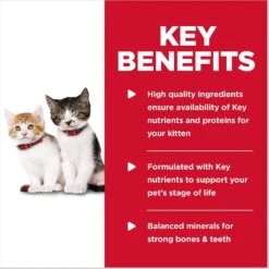 Hill's Science Diet Kitten Tender Chicken Dinner Canned Cat Food -Meow Meals 52774 PT3. AC SS1800 V1598155557