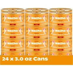 Made By Nacho Chicken Recipe Grain-Free Pate Wet Kitten Food, 3-oz Can, Case Of 24 -Meow Meals 554822 PT2. AC SS1800 V1698959746