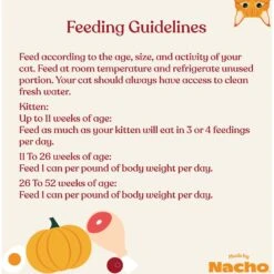 Made By Nacho Chicken Recipe Minced Wet Kitten Food, 3-oz Can, Case Of 24 19 Made By Nacho Chicken Recipe Minced Wet Kitten Food, 3-oz Can, Case Of 24 -Meow Meals 554902 PT8. AC SS1800 V1699025487