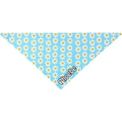 Frisco Personalized Blue Daisy Bandana -Meow Meals 555206 PT3. AC SS1800 V1669839917