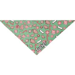 Frisco Gingerbread Treats Personalized Dog & Cat Bandana -Meow Meals 564502 PT3. AC SS1800 V1660250967