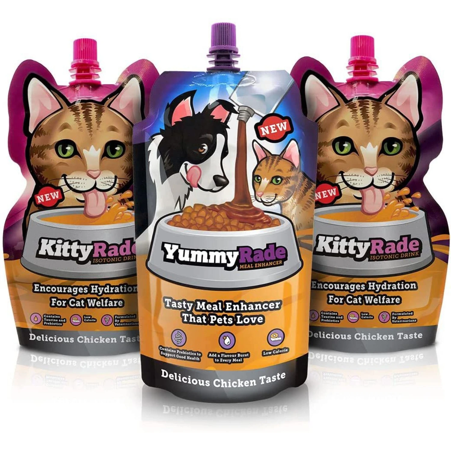 Tonisity KittyYummyRade Cat Supplement, 250-ml, 3 Count 4 Tonisity KittyYummyRade Cat Supplement, 250-ml, 3 Count - Image 2