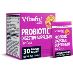 Vibeful Probiotic Gastrointestinal Support Powder Digestive Supplement For Cats 13 Vibeful Probiotic Gastrointestinal Support Powder Digestive Supplement For Cats -Meow Meals 574246 PT2. AC SS1800 V1669760969