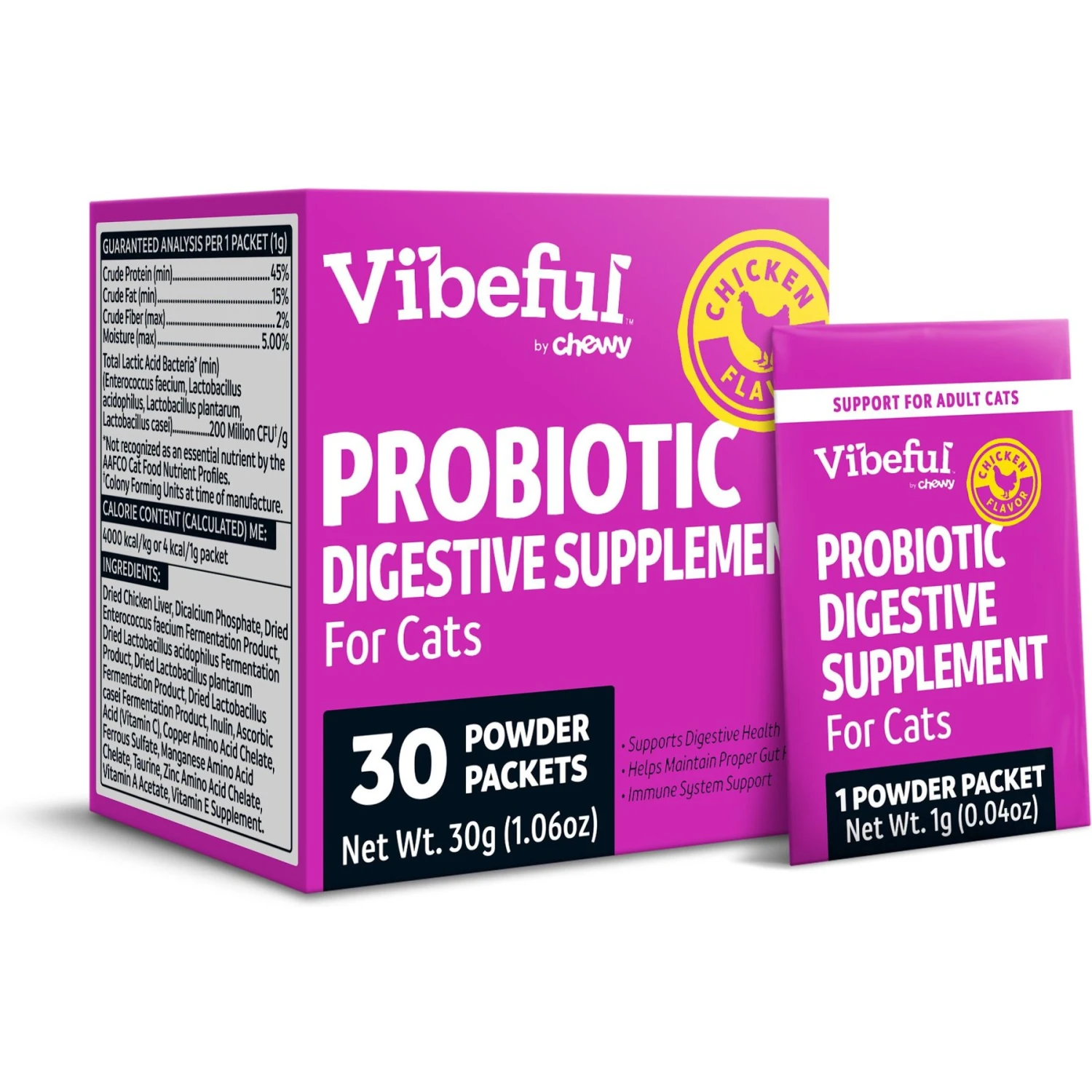 Vibeful Probiotic Gastrointestinal Support Powder Digestive Supplement For Cats 5 Vibeful Probiotic Gastrointestinal Support Powder Digestive Supplement For Cats - Image 3