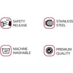 Red Dingo Spots Nylon Breakaway Cat Collar With Bell -Meow Meals 57572 PT4. AC SS1800 V1684887770